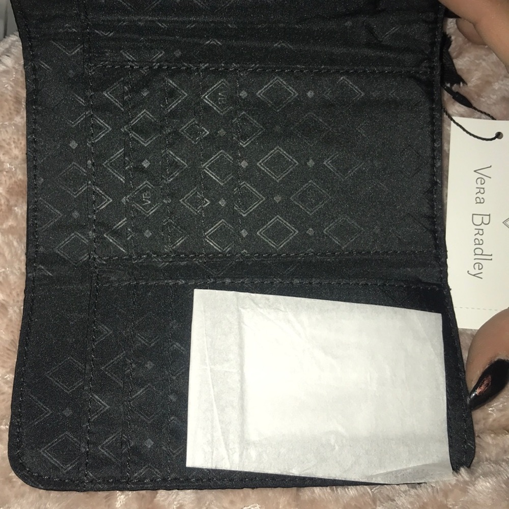 ⚜️Vera Bradley Solid Black Wristlet! NWT! - Picture 4 of 7